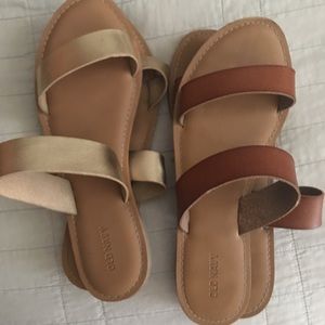 Two pairs of old navy sandals